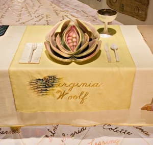 judy chicago dinner party virgina woolfe