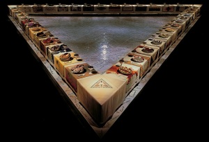 judy chicago dinner party